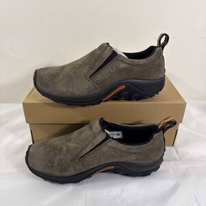 Merrell Jungle Moc Gunsmoke Suede Slip On Performance Shoe J60788 Women's US 8